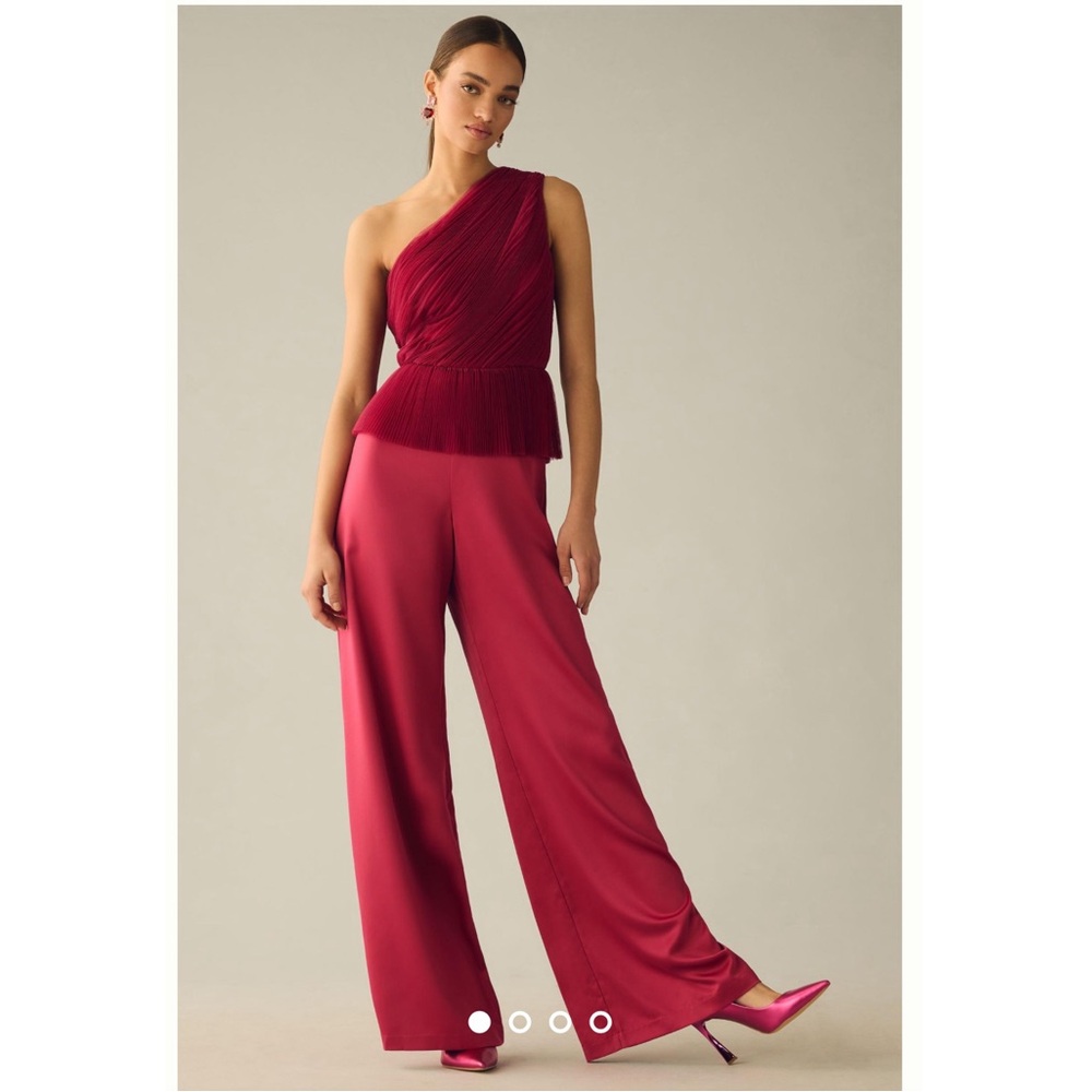 Anthropologie Pleated Jumpsuit by Hutch NWT